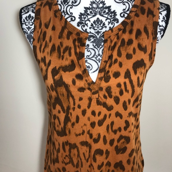 Peyton Jensen Evereve Cheetah Print Tank Top - Picture 2 of 9